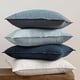 thumbnail image 3 of Fundas de Almohada MIULEE Paquete de 4 en Lino Azul 51x51 cm, 3 of 7