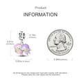 thumbnail image 6 of MULA 12 Constellation Zodiac Charm for Bracelet 925 Silver Charm Gemini Women Birthday Gift for Her, 6 of 8