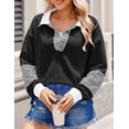 thumbnail image 6 of Zeagoo Fall Sweatshirts for Women Button Up Tops Henley V Neck Pullover Casual Comfy Shirts Fashion Clothes, 6 of 6
