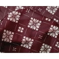 thumbnail image 4 of oneOone Silk Tabby Maroon Fabric Floral & Tiles Moroccan Craft Projects Decor Fabric Printed By The Yard 42 Inch Wide, 4 of 4