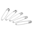 thumbnail image 1 of Uxcell Safety Pins 1.46 Inch Nickle Plated Small Sewing Pins Silver Tone 200Pcs, 1 of 5