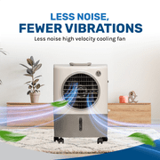 Hessaire Outdoor Portable 500 Square Foot Evaporative Cooler Humidifier