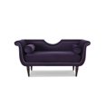 thumbnail image 1 of Luna Tapissée Causeuse Violette, 1 of 10