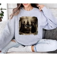 thumbnail image 3 of Girls Will Be Girls Vintage Halloween Witch Sweatshirt, Spooky Witches Crewneck Pullover for Women, 3 of 6
