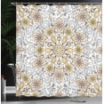 thumbnail image 3 of Ambesonne Ethnic Shower Curtain, Flower Vintage Abstract Art, 69"Wx70"L, Pale Rose, 3 of 4