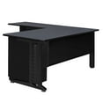 thumbnail image 3 of Regency Fusion 72" Double Pedestal L-Desk with 48" Return- Grey, 3 of 7