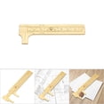thumbnail image 4 of Calibrador A Vernier, Mini Calibrador A Vernier De Doble Escala, Calibrador Deslizante De Latón Portátil, Regla De Calibre, Herramienta De Medición Para Una Fácil Lectura, 4 of 7