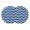 Light Navy Blue, variant on Navy Blue White Round 13 Inch Placemats Set of 2, Abstract Waves Water Ripple Striped HeatResistant Non Slip Place Mats for Dining Table, Wipeable Braided Kitchen Table Mats for Housewarming