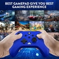 thumbnail image 6 of Dinosoo Xbox Wireless Controller Replacement for Xbox One, Xbox Series X&S, Xbox One X&S, PC Windows 10 and Above - Blue, 6 of 7