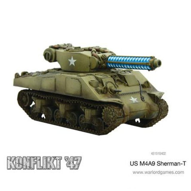 Konflikt '47: Sherman M4A9-T avec Canon Tesla