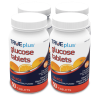 TRUEplus Glucose Tablets, Orange Flavor - 50ct Bottle (4 Pack)