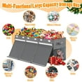 thumbnail image 3 of Extra Large Toy Storage Box with Lid Divider, Sturdy Collapsible Toys Organizer Chest Kids Storage Bins Boxes Baskets for Boys, Girls, Nursery, Bedroom, Living Room, Playroom, 40"x14"x16", Gray, 3 of 10