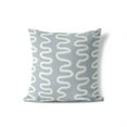 thumbnail image 2 of Wiggle Stripe Slate Blue Throw Pillow, 2 of 4