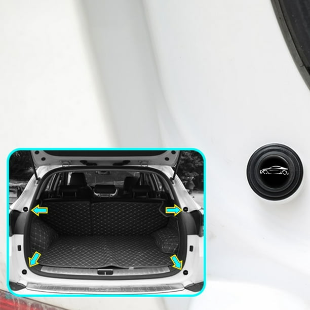 HEVIRGO 10 pièces amortisseur de porte de voiture Anti-collision insonorisé  Mini porte de voiture Silicone Anti-choc Pad pour coffre 