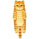 thumbnail image 1 of Fiudx Toalla de Mano con Diseño de Gato, Realista, Circular, con Cara de Gato, Adorable Simulación de Gato Naranja, Microfibra Estampada, Gruesa., 1 of 2