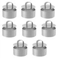 thumbnail image 4 of 24 Pcs Cooking Ring Set,Stainless Steel Cake Mold,Baking Mold with Press Cover,for Cooking Crumpets/Mousse/Desserts, 4 of 7