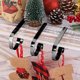 thumbnail image 5 of Soporte para calcetines navideños, colgador de ganchos para chimenea, para suministros de decoración navideña para fiestas, 5 of 5