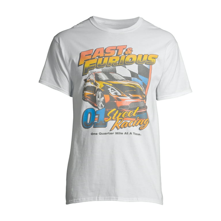 Fast and Furious Street Racing & Letty Men\'s and Big Men\'s Graphic T-Shirt,  2-Pack