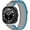Blue Grey 1, variant on No Gap Nylon Strap Compatible with Samsung Galaxy Watch 7 Ultra Band, Woven Nylon Sport Replacement Bands for Galaxy Watch 7 Ultra 47mm Women Men Wristband Black