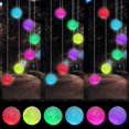 thumbnail image 4 of LED Solar Crystal Ball Wind Chimes Hanging Mobile Color Changing Waterproof Outdoor Decorative Light for Outsides Patio Yard Garden Balcony, 4 of 7