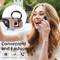 thumbnail image 5 of iPhone 14 Case ,Card Slots Leather Wrist Strap Phone Cover for iPhone 14, 5 of 5