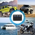 thumbnail image 4 of Marine Switch Panel Waterproof 12V 3 Gang Rocker Switch Panel Blue Light, 4 of 10