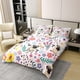 thumbnail image 3 of Ropa de cama de perro para cama doble, rosa Girly Shari Pei impresión 100% algodón funda nórdica para, 3 of 7