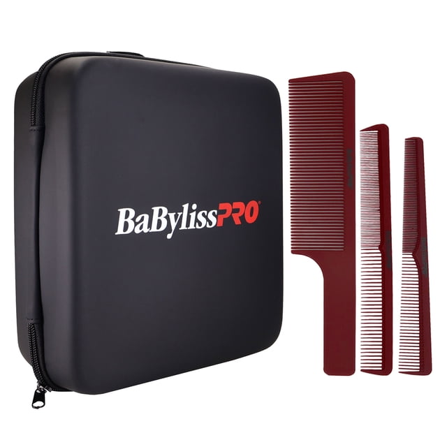 Set de maletas y peines BaByliss Pro Barberology Red