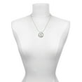 thumbnail image 3 of Delight Jewelry Silvertone Crystal Initial - Q - Hero Ring Charm Necklace, 18", 3 of 4