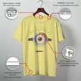 thumbnail image 3 of Men's Despicable Me Minions Shocked Face Minion Carl Big Face Graphic Tee Banana Small, 3 of 8