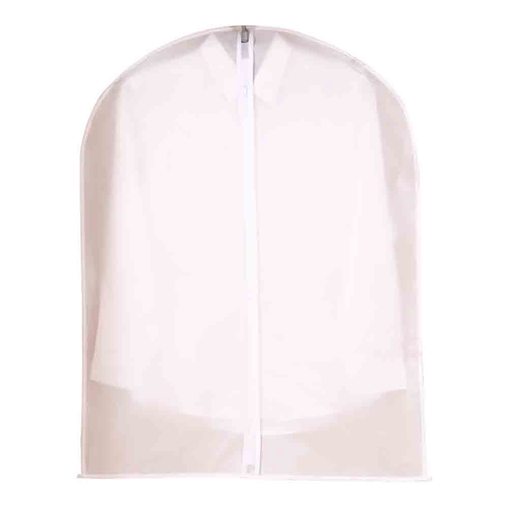 O2frepak Garment Bags 3Packs 24" x 40" and 2Packs 24" x 47" Translucent Hanging Cloths Garment Full Zipper Bags for Dress Suits
