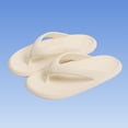 thumbnail image 2 of Beige Unisex EVA Flip Flops, Waterproof Quick-Drying Sandals with Non-Slip Sole for Beach Pool Shower Indoor Outdoor,Size 9-9.5, 2 of 9
