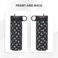thumbnail image 3 of Picia Fastfood Pattern 18oz Sports Insulated Kettle With Straw Insulated Water Bottle For Running Hiking Cycling Climbing Men'S Woman Insulated Water Bottle, 3 of 8