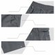 thumbnail image 5 of Ceisia Men's Relaxed Fit Cargo Shorts with Multi-Pocket & Elastic Drawstring Waist Gifts, 5 of 7