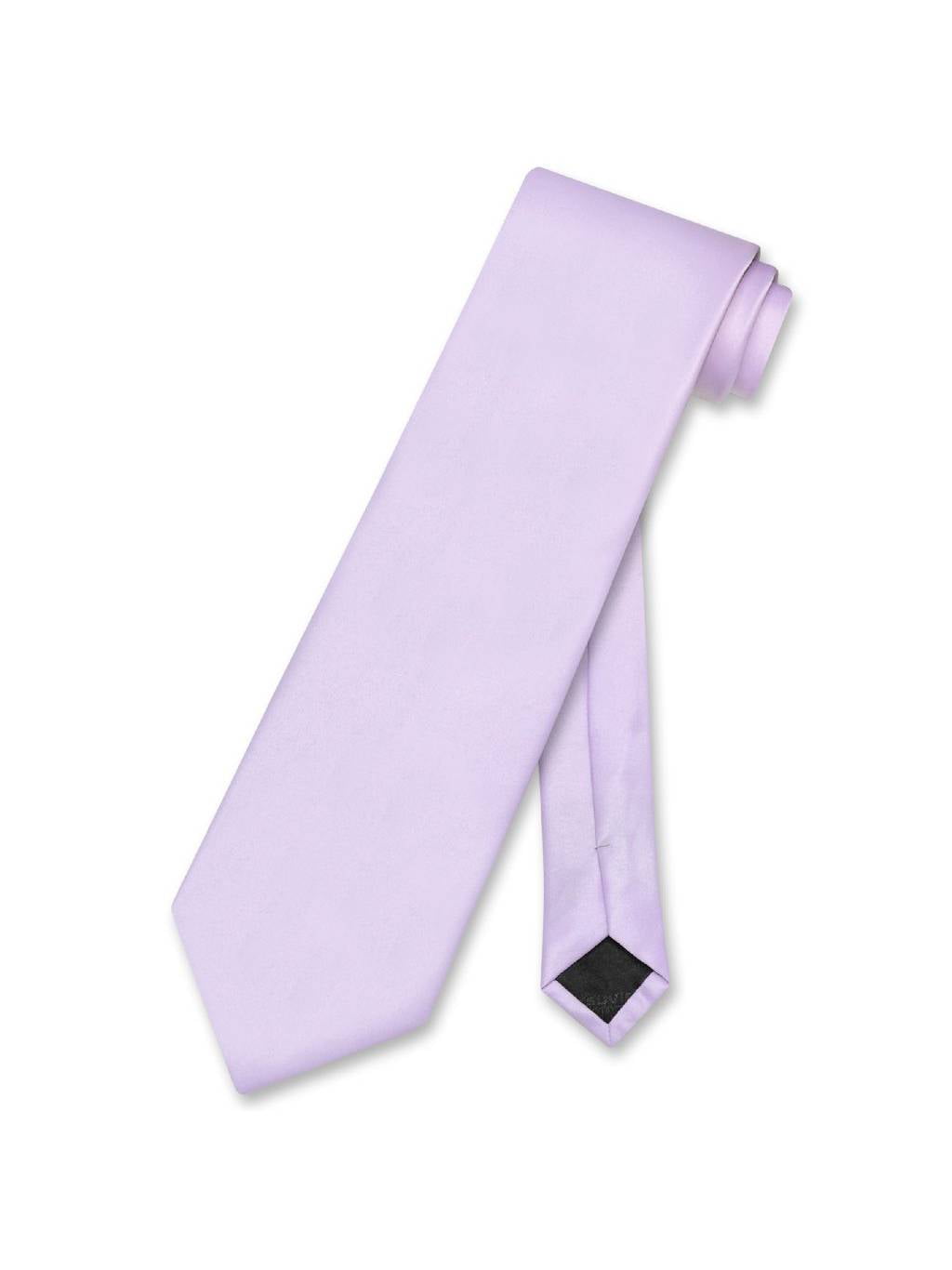 Vesuvio Napoli NeckTie Solid Lavender Purple Color Men's Neck Tie ...