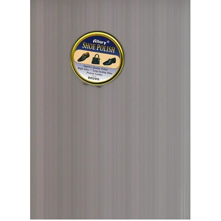 Shoe Polish, Brown, 1.4 Oz