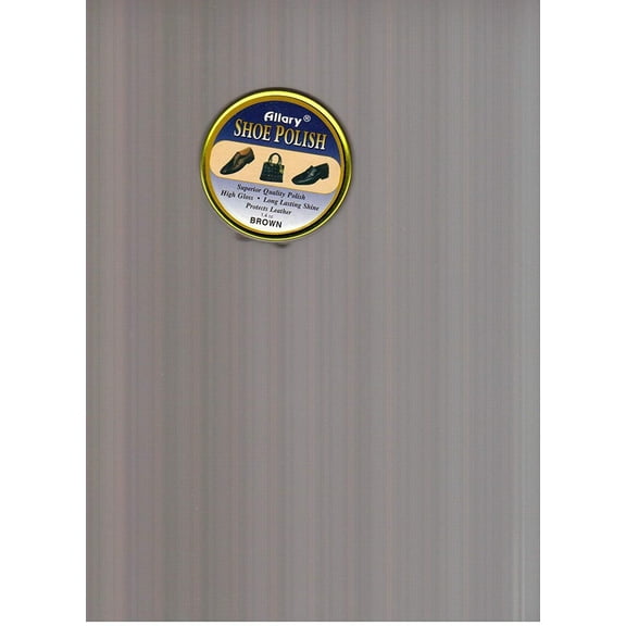 Shoe Polish, Brown, 1.4 Oz