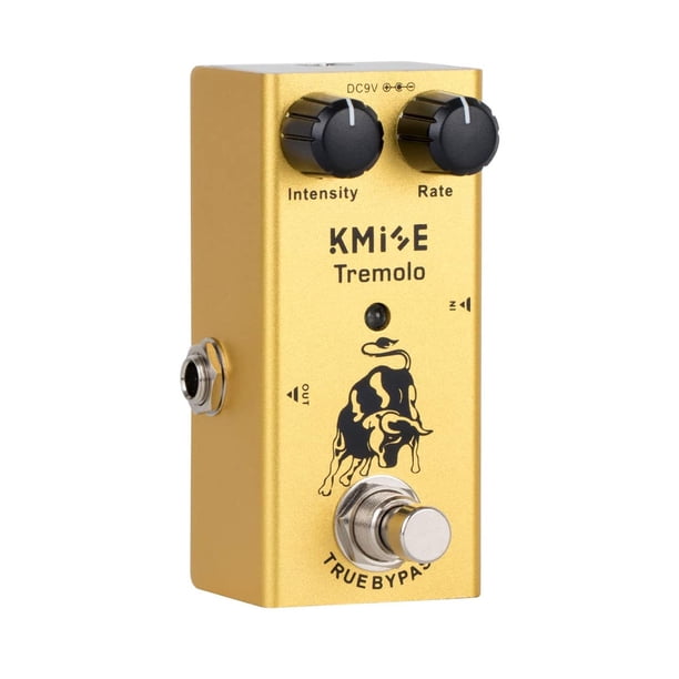 lotmusic Pedal de efectos de guitarra eléctrica Mini tipo único DC 9V True Bypass (Tremolo)