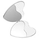 thumbnail image 4 of Espejo de bolsillo plegable de doble cara, compacto, con forma de corazón para mujer, 4 of 8