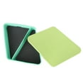 thumbnail image 3 of Silicone Pizza Pack Box Square Shape Heatable Resuable Pizza Storage Container for Picnics Light Green with Green Lid, 3 of 10