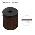 thumbnail image 2 of Unique Bargains Elastic Cord Stretchy String 1.5mm 109 Yards Brown for Craft, Jewelry Making, Bracelets, Necklaces, Beading, 2 of 5