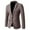 Brown, variant on UVEASISHA Formal Wedding Suit for Men Slim Fit Casual Plaid Blazer Jackets Fall Lightweight Business Blazers Single Breasted Suit Jacket for Office 90% off Clearance Sale,Gray,L