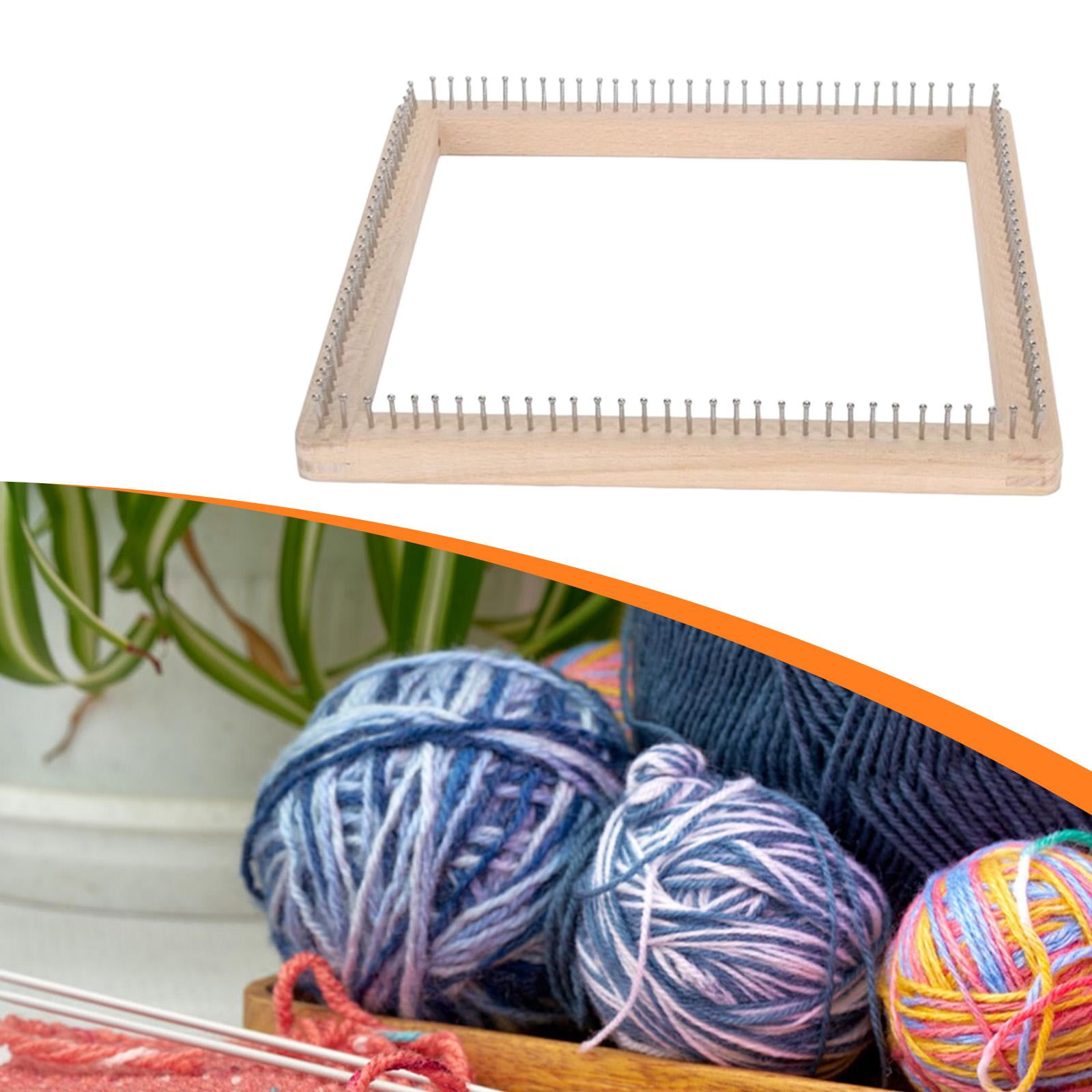 Wxqbjtam Knitting Board Knitting Loom DIY Craft Supplies Multifunctional DIY Supplies for 30cmx30cmx3.5cm