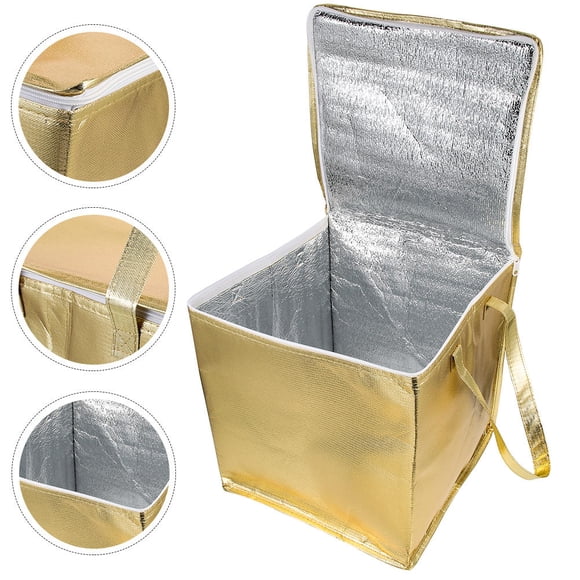 PAMINGONO Bolsa Térmica Con Cremallera Resistente Para Transporte Y Conservación De Comida