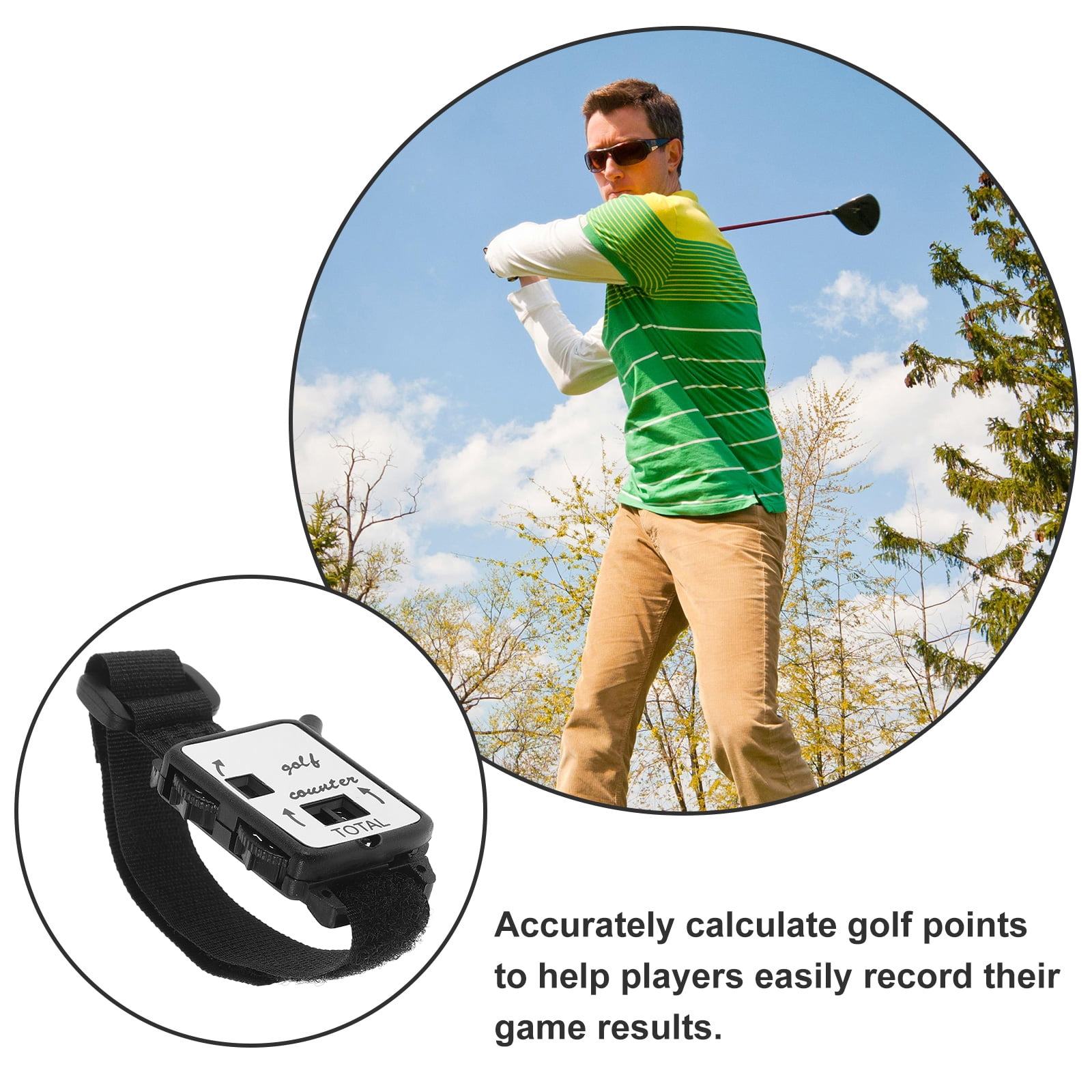 Score Counter Easy-To-Read Display Tracking Device Golf Score