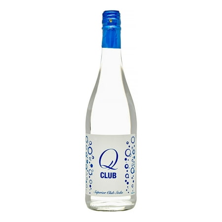 Q Drinks Club Soda, 750 mL (Pack Of 12) (Best Way To Drink Canadian Club)