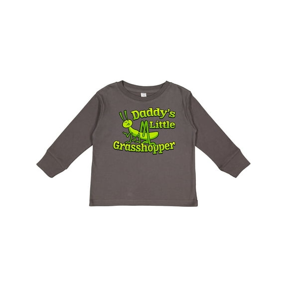 Inktastic Grasshopper Boys or Girls Long Sleeve Toddler T-Shirt