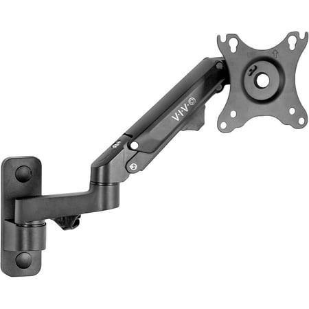 Vivo Premium Aluminum Single Lcd Monitor Wall Mount Height Adjustable Pneumatic Spring Arm For Screens Up To Canada Vivo Premium Aluminum Single Lcd, Wall Mount Adjustable Monitor Arm