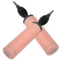HEALEEP 2Pcs Manual Inflator Pump for Balloons and Air Column Bags Portable Pink