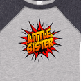 thumbnail image 4 of Inktastic Little Sister Super Hero Girls Baby Bodysuit, 4 of 5